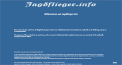 Desktop Screenshot of jagdflieger.info